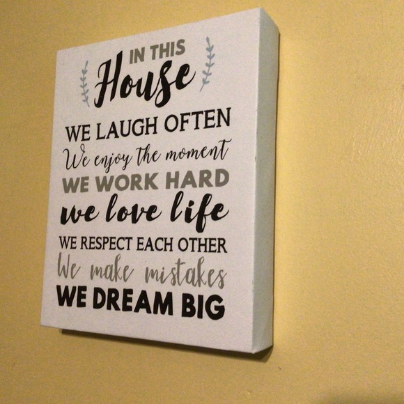 Wall or Shelf Phrase Boxed Picture - Picture 3 of 5